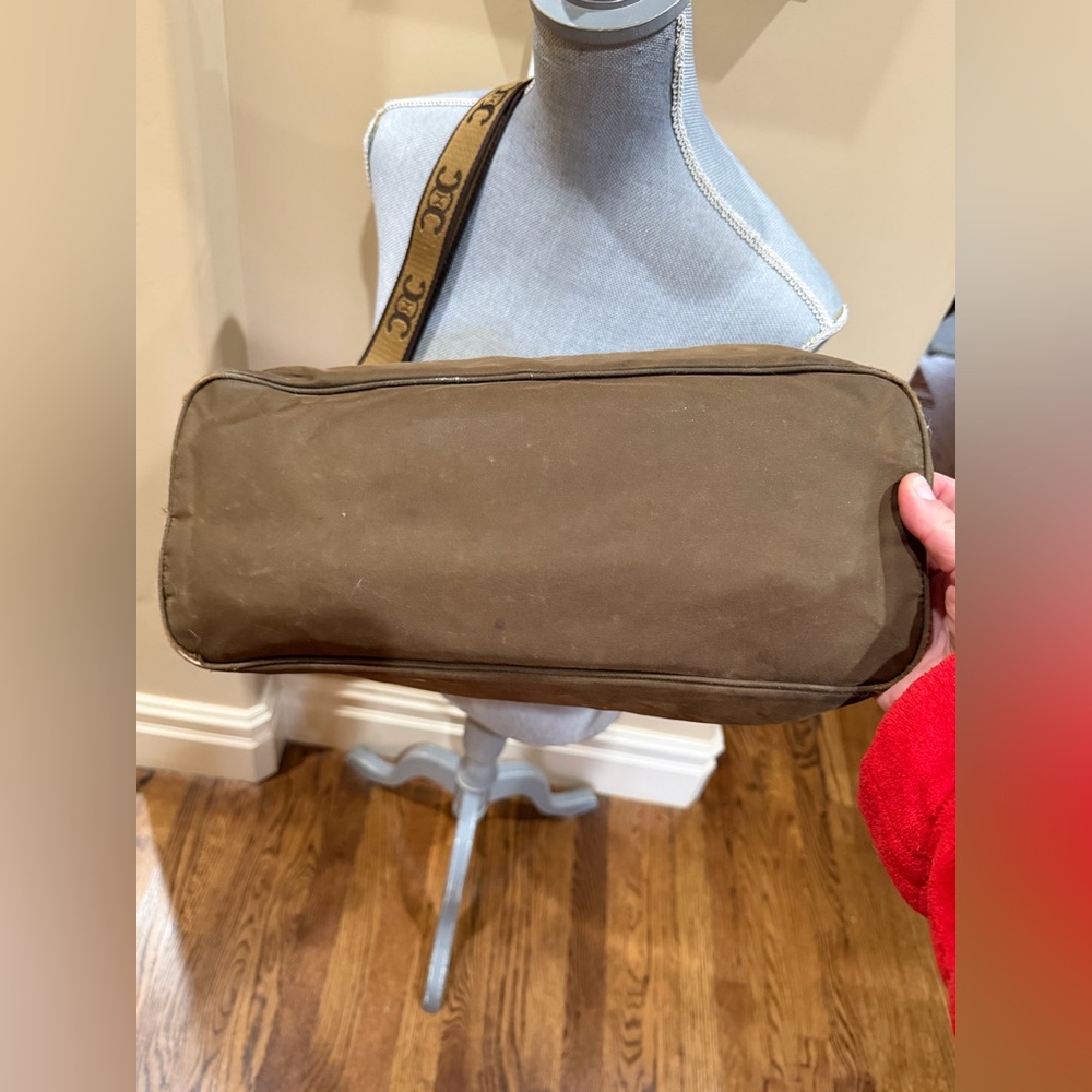 Prada Olive Green Nylon Zip Tote Bag-please read for condition - Picture 9 of 15